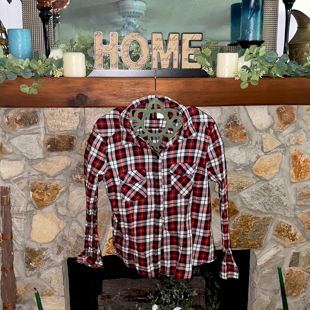 H&M flannel button up